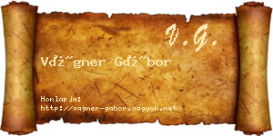 Vágner Gábor névjegykártya